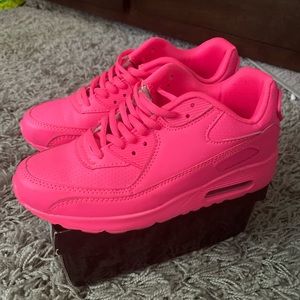 Neon Pink Sneakers